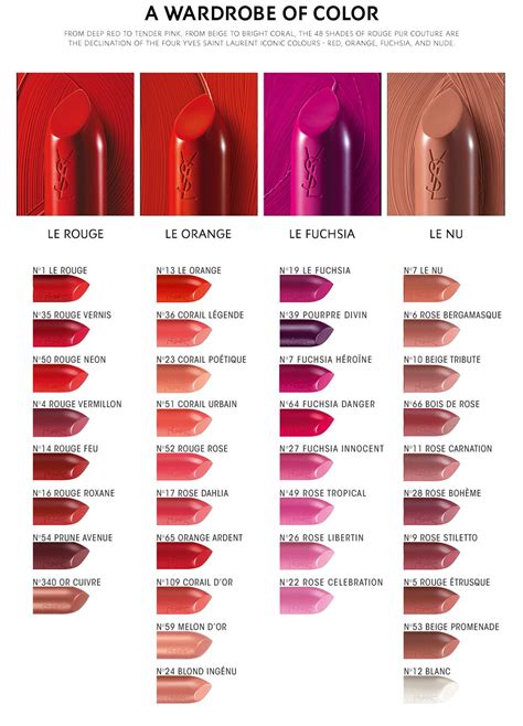 ysl lipstick 21|ysl lipstick color chart.